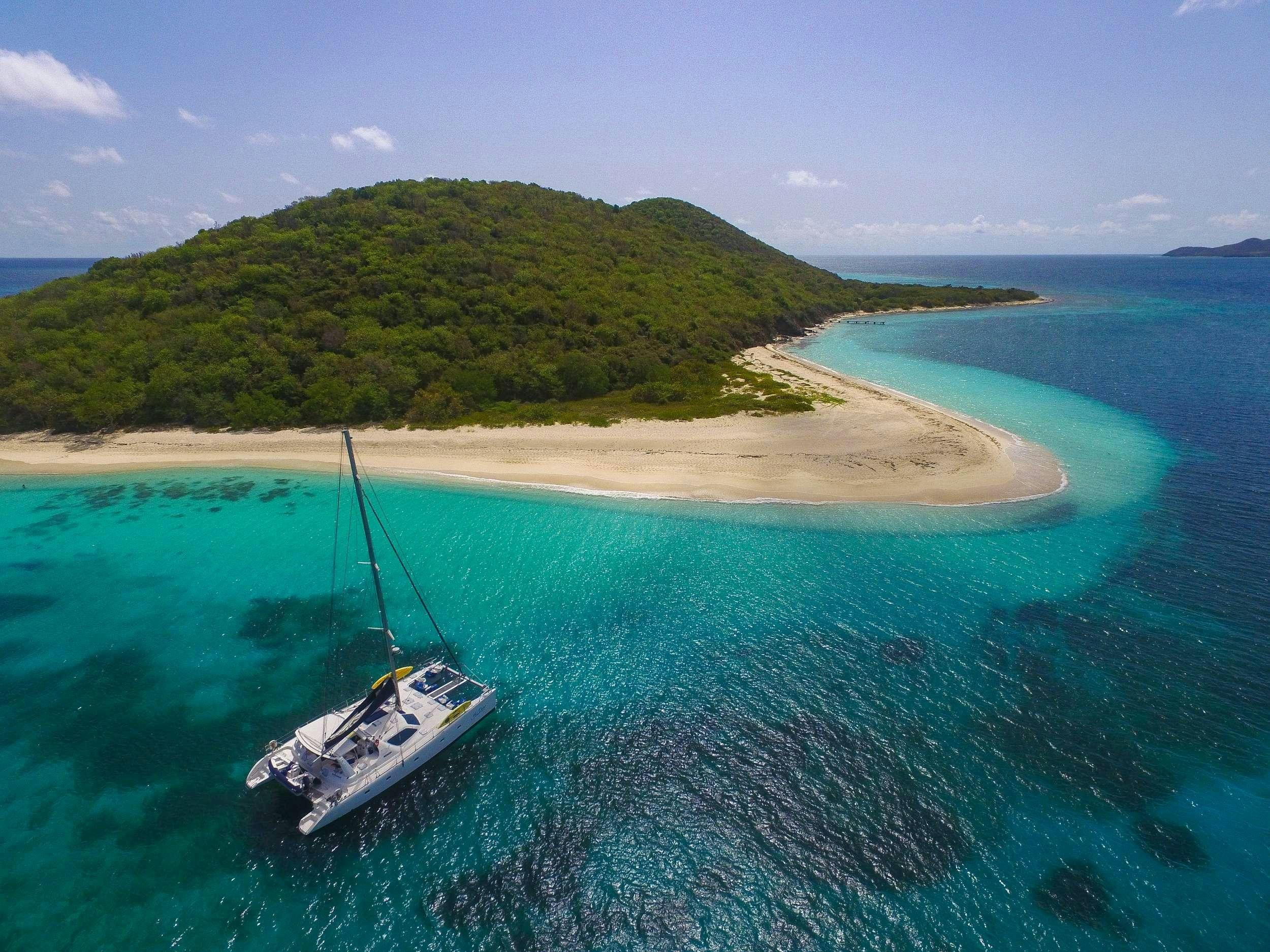 a boat on the water aboard YES DEAR Yacht for Charter