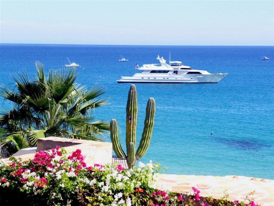 a boat on the water aboard PANACHE Yacht for Charter