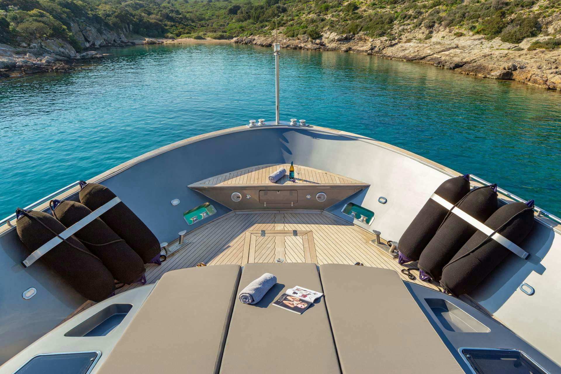 a boat on the water aboard SUMMER FUN Yacht for Charter