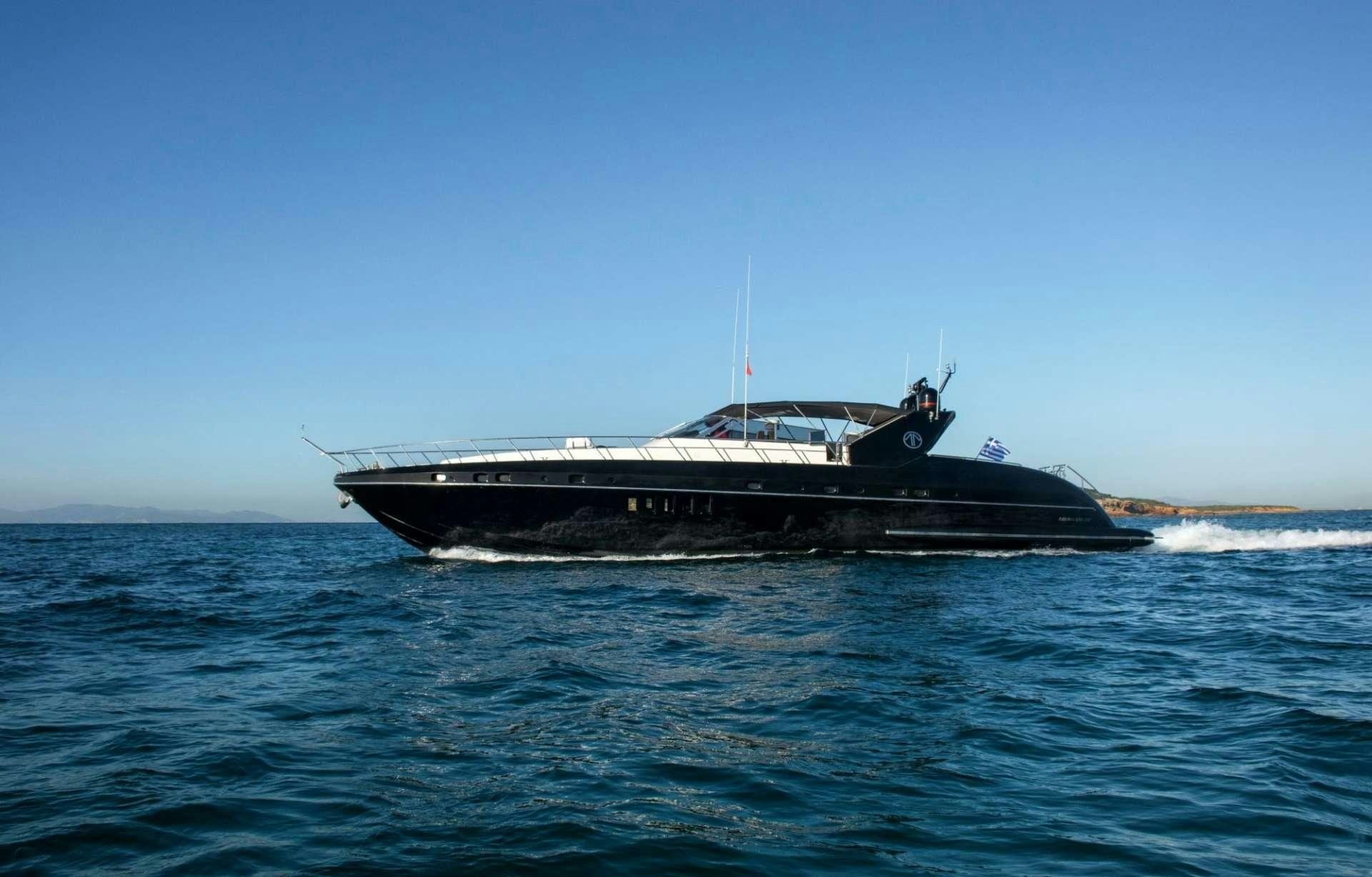 a boat in the water aboard TURN ON Yacht for Charter