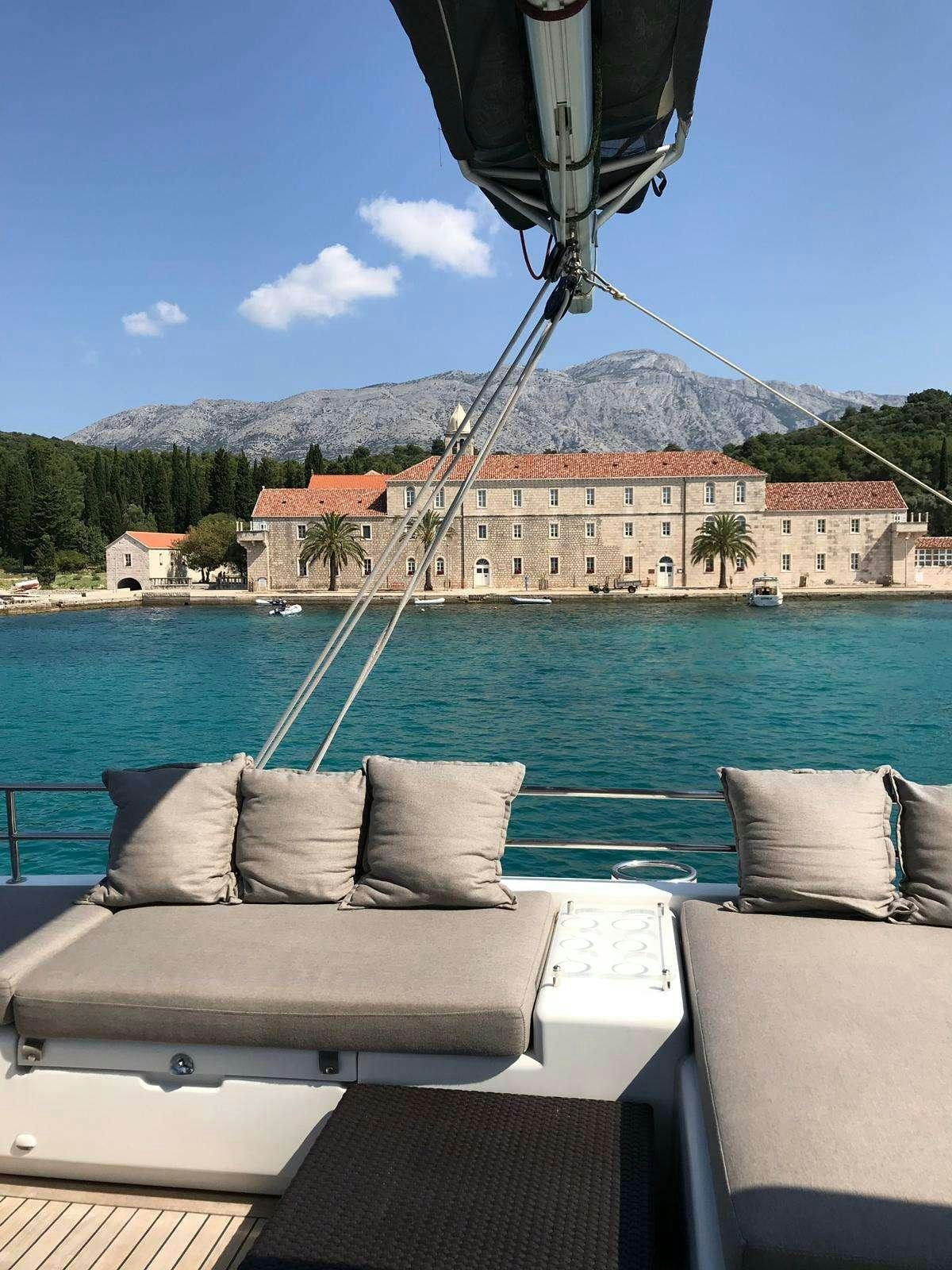 a boat on the water aboard ARCTIC QUEEN Yacht for Charter