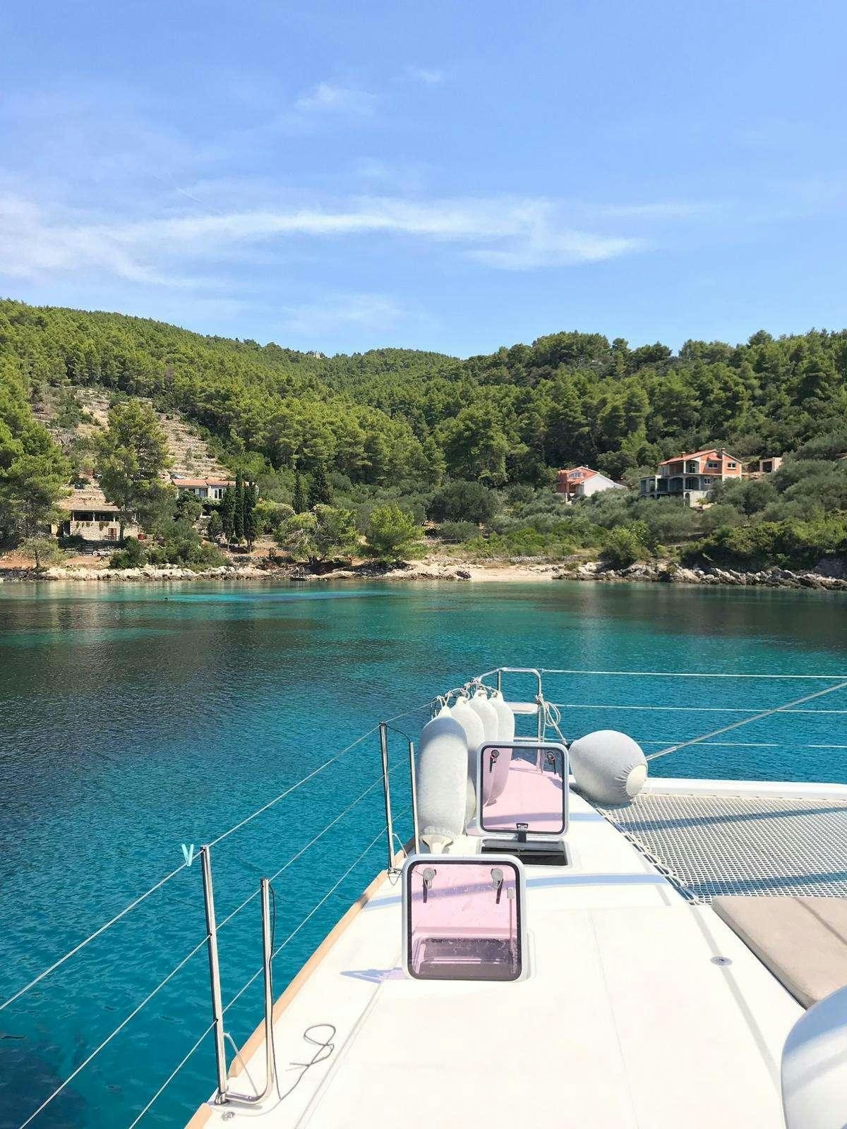 a boat on the water aboard ARCTIC QUEEN Yacht for Charter