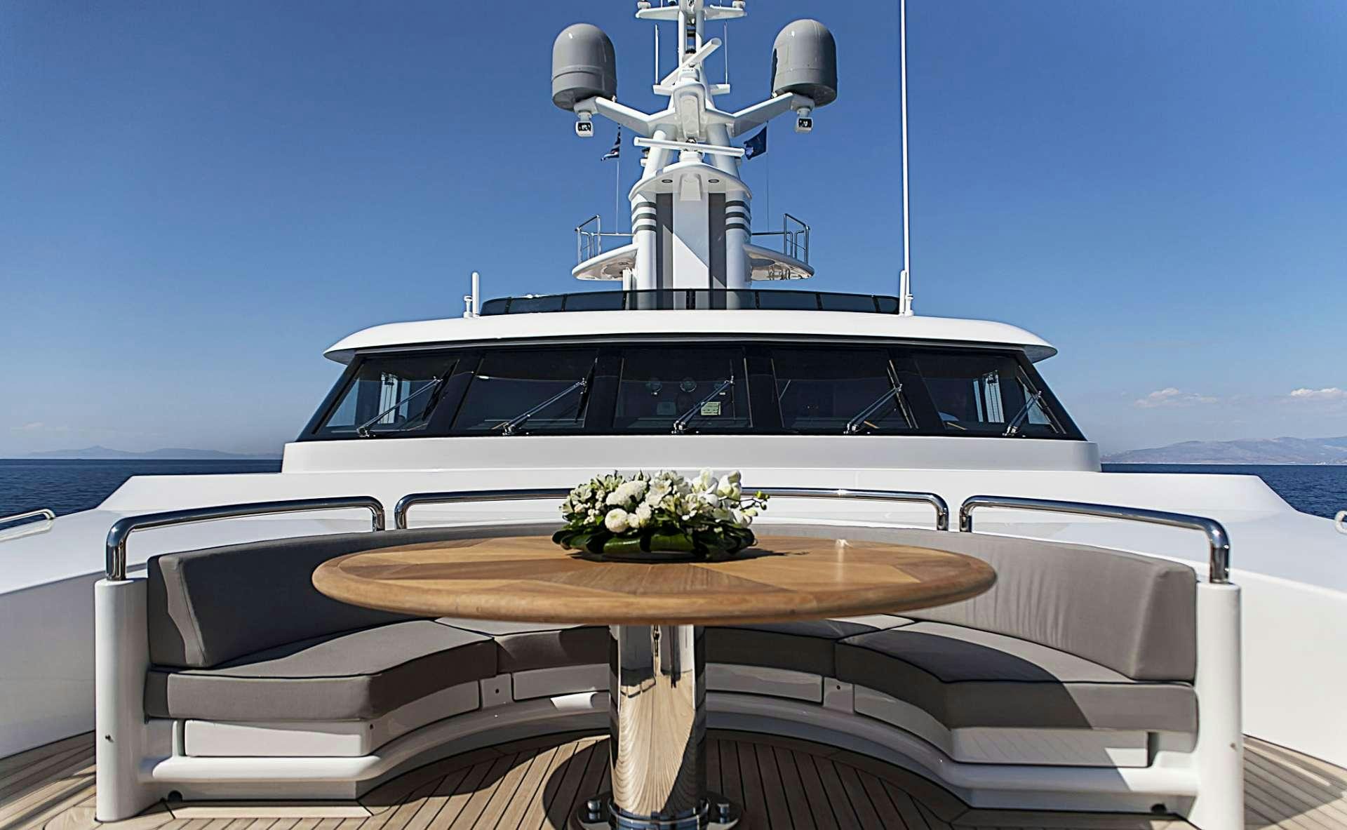 a boat on the water aboard INVADER Yacht for Charter
