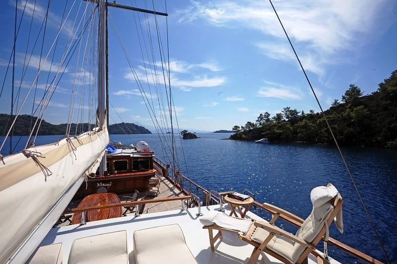 a group of boats on a body of water aboard KAPTAN KADIR Yacht for Charter