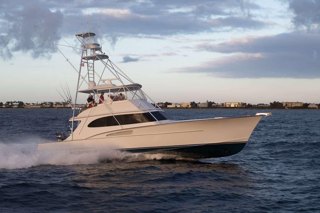 a boat on the water aboard BONNIE T Yacht for Charter
