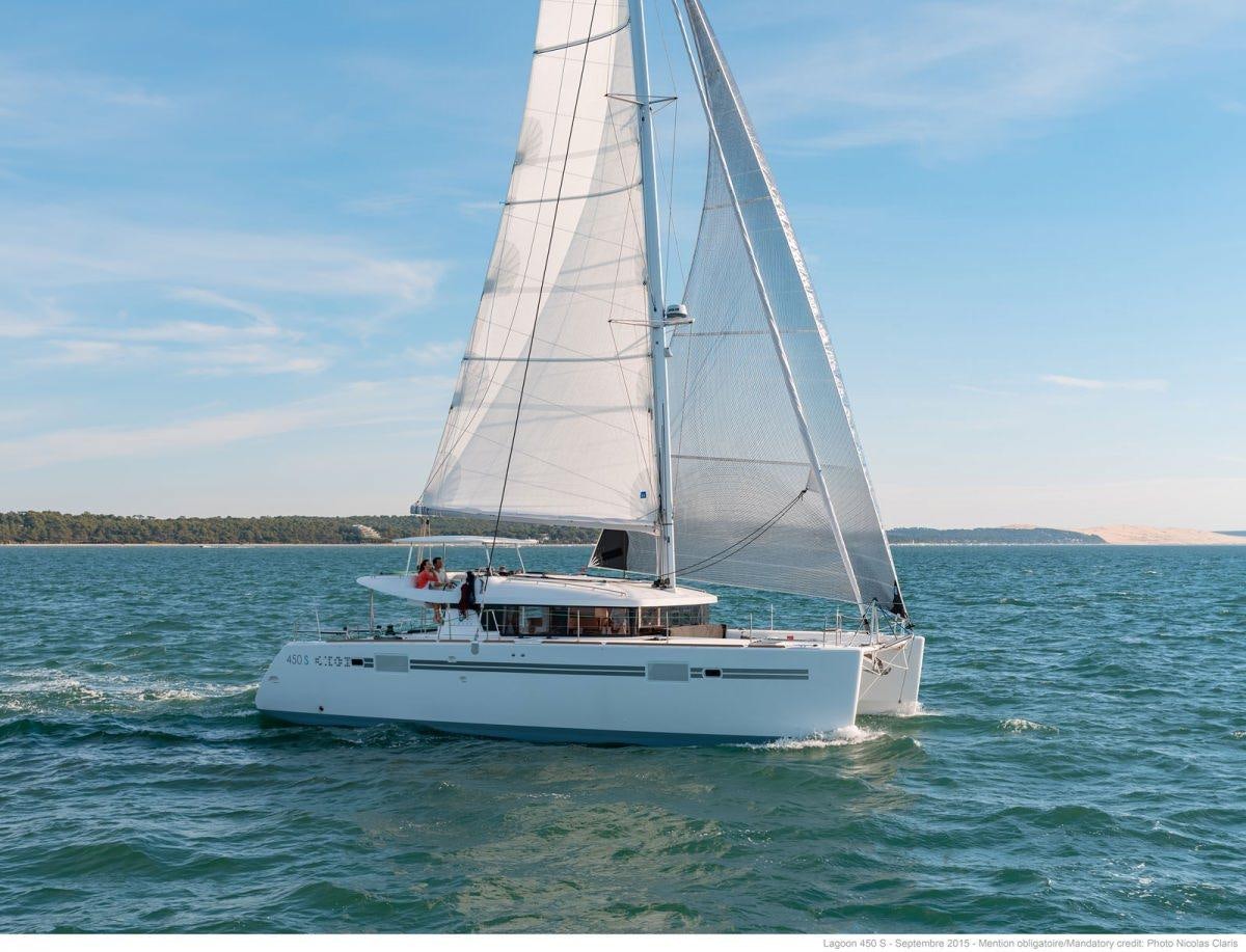 a sailboat on the water aboard DANIELA II Yacht for Charter