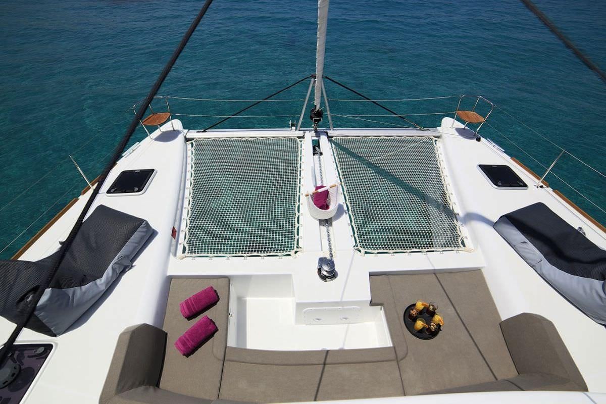 a boat with a rope attached aboard DANIELA II Yacht for Charter