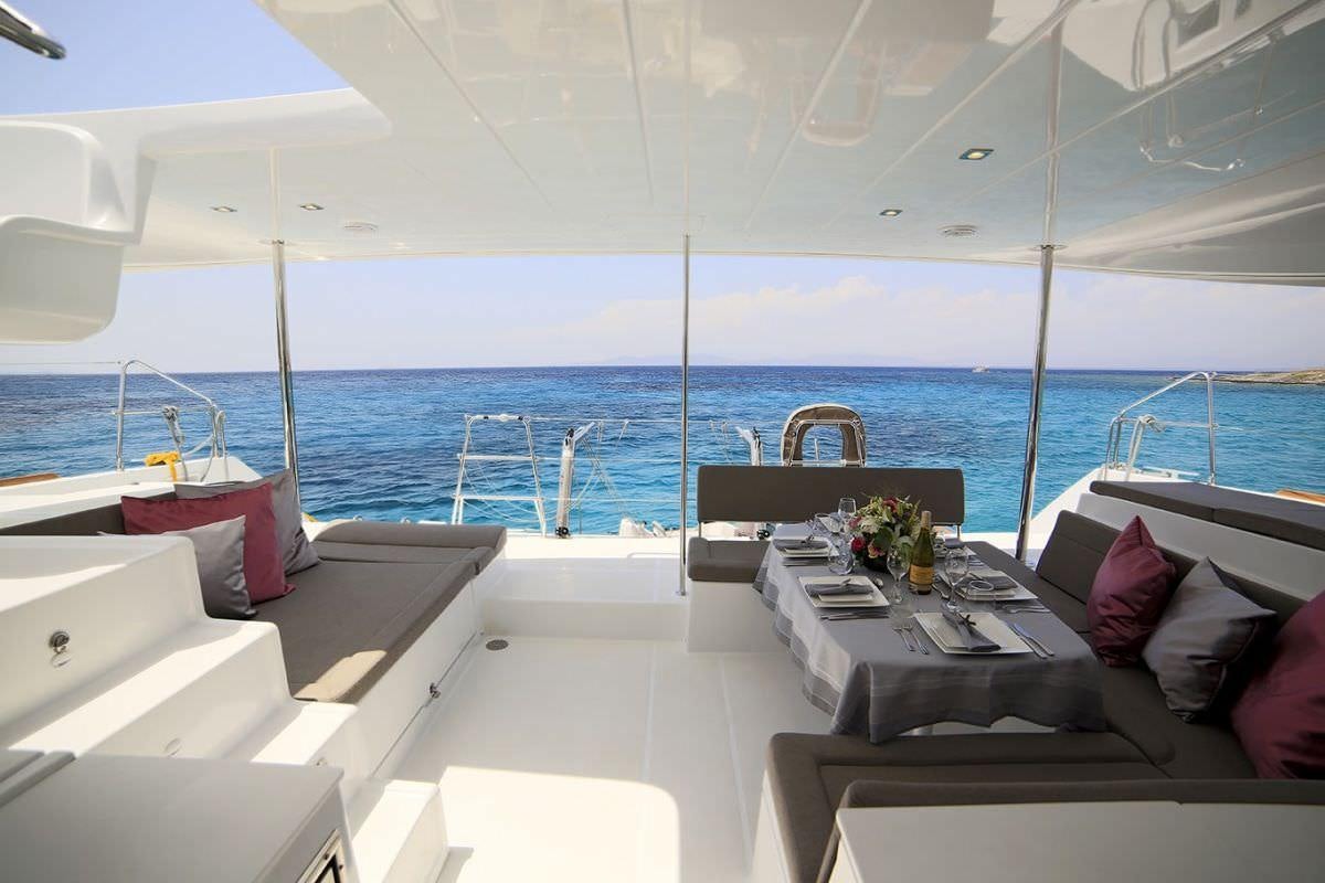 a boat on the water aboard DANIELA II Yacht for Charter