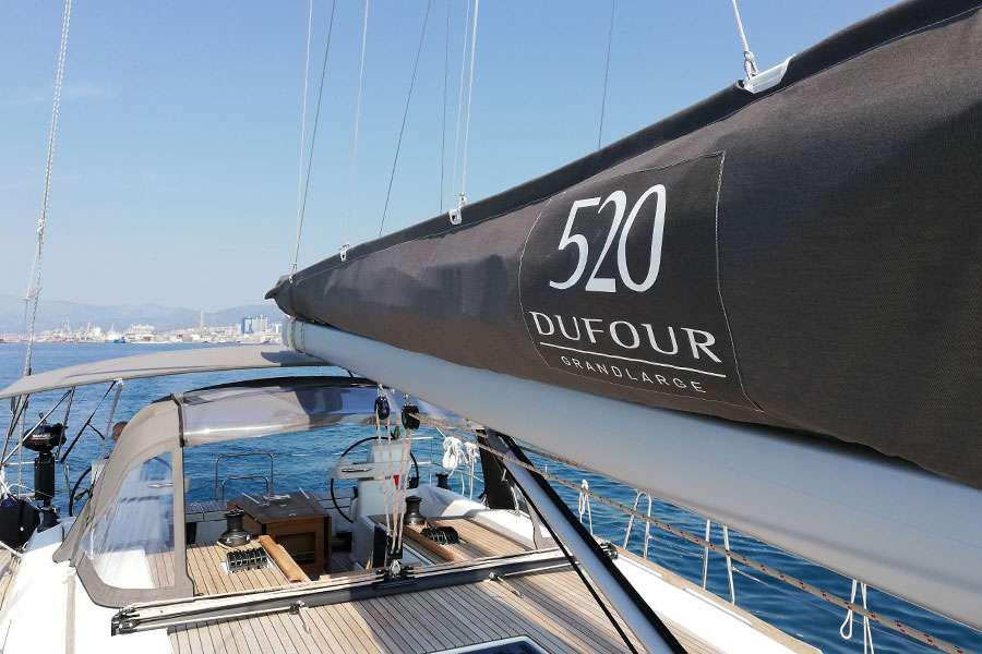 a boat on the water aboard Euribia Yacht for Charter