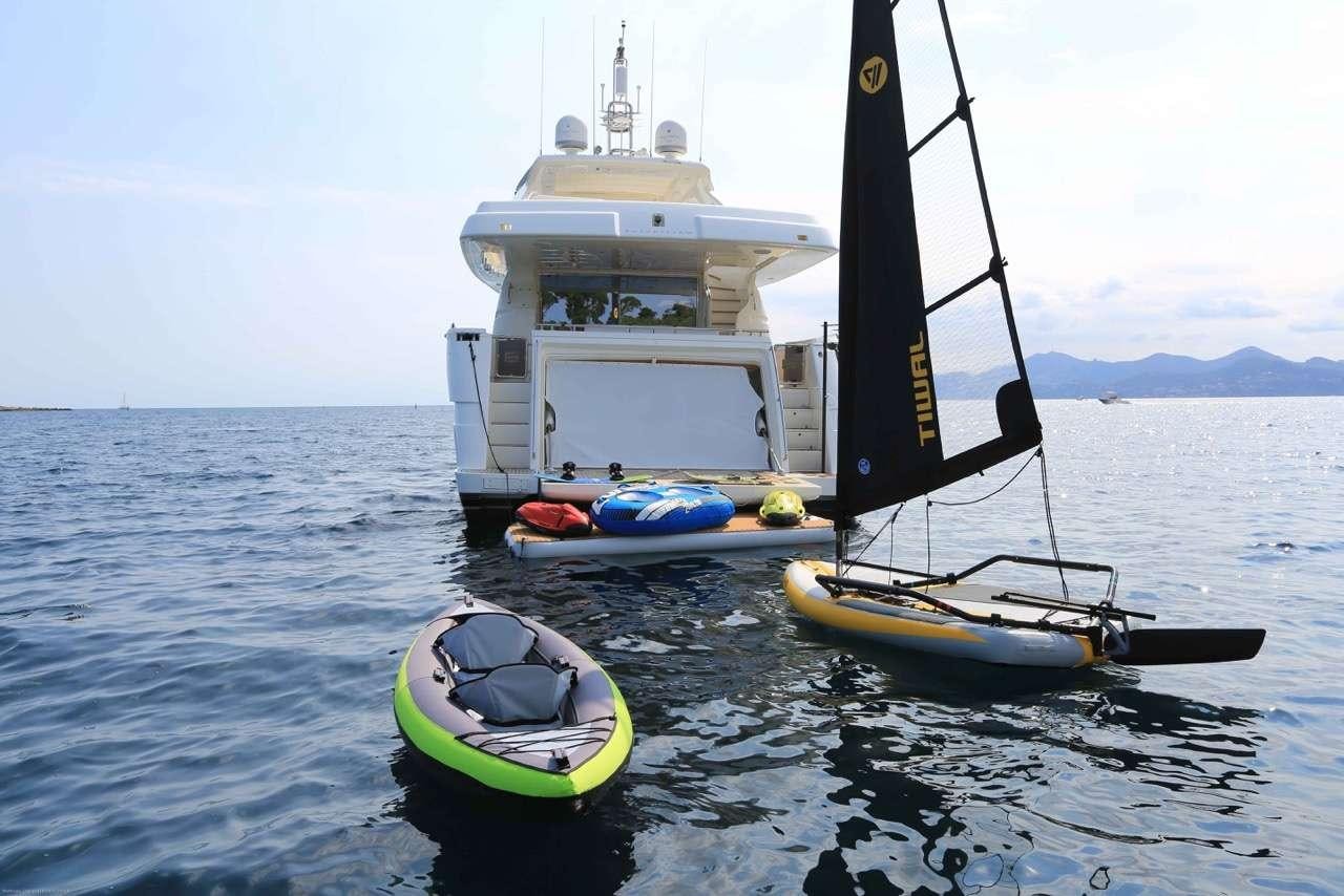 a boat on the water aboard ONYX Yacht for Charter