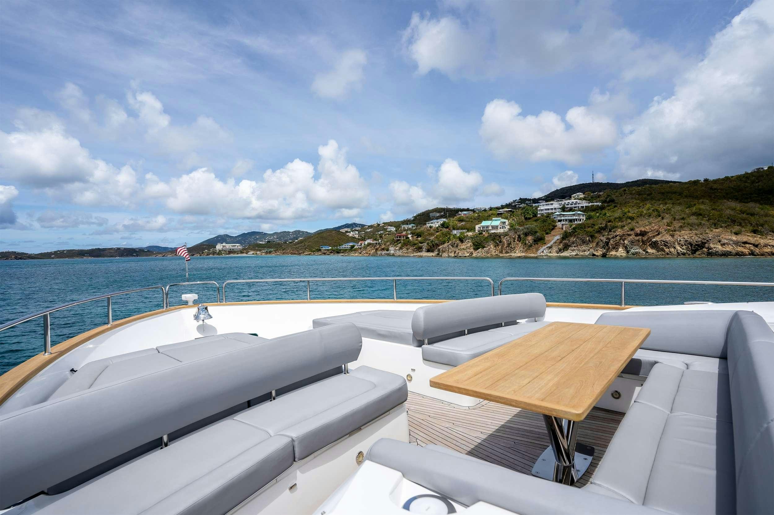 a boat on the water aboard ELITE Yacht for Charter