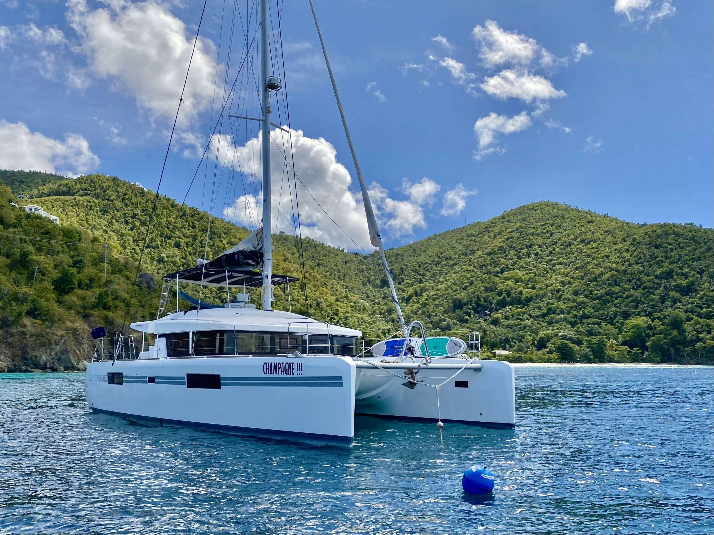 boats in the water aboard CHAMPAGNE L52 Yacht for Charter