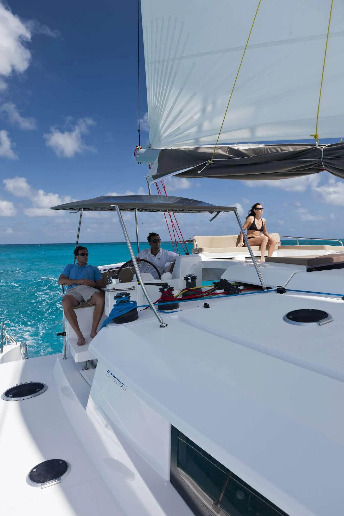 people on a boat aboard GRATITUDE Yacht for Charter