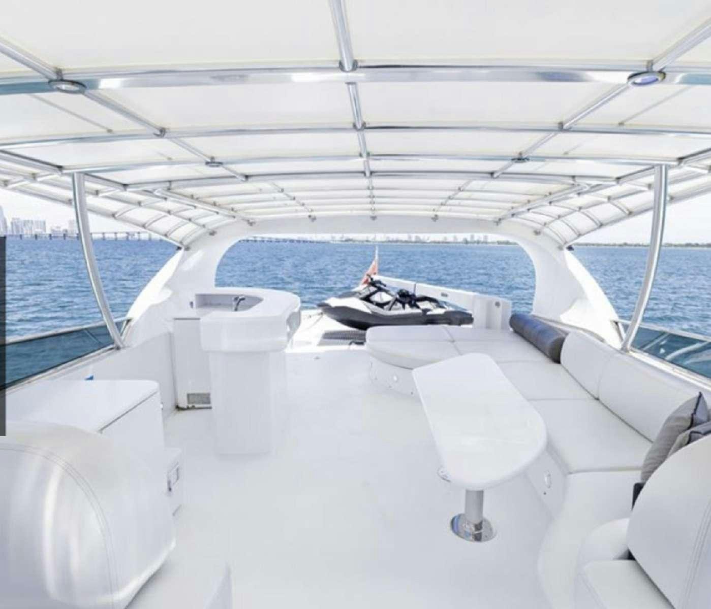 a boat on the water aboard 103' CUSTOM BUILD Yacht for Charter