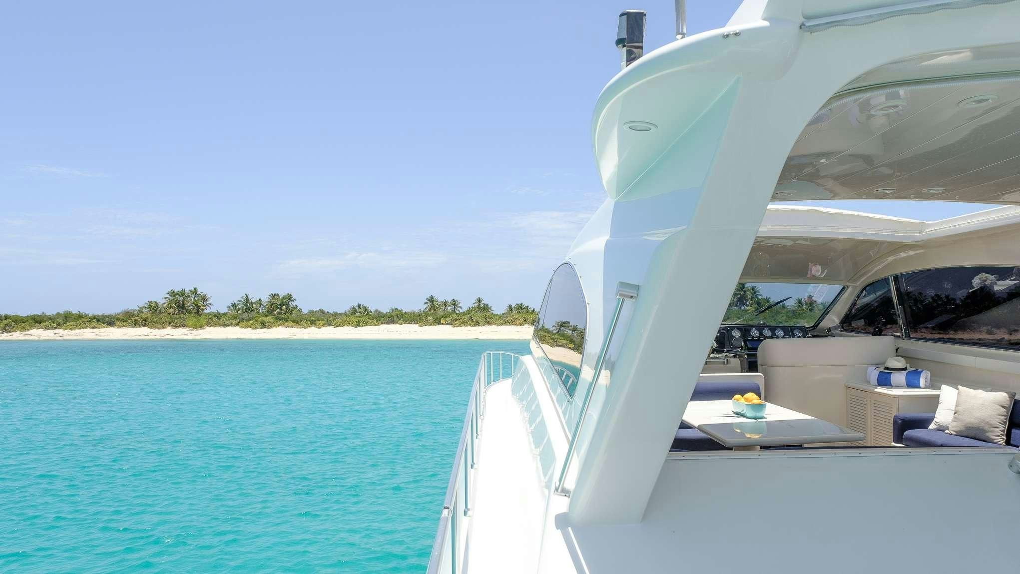 a boat on the water aboard EMILIA Yacht for Charter