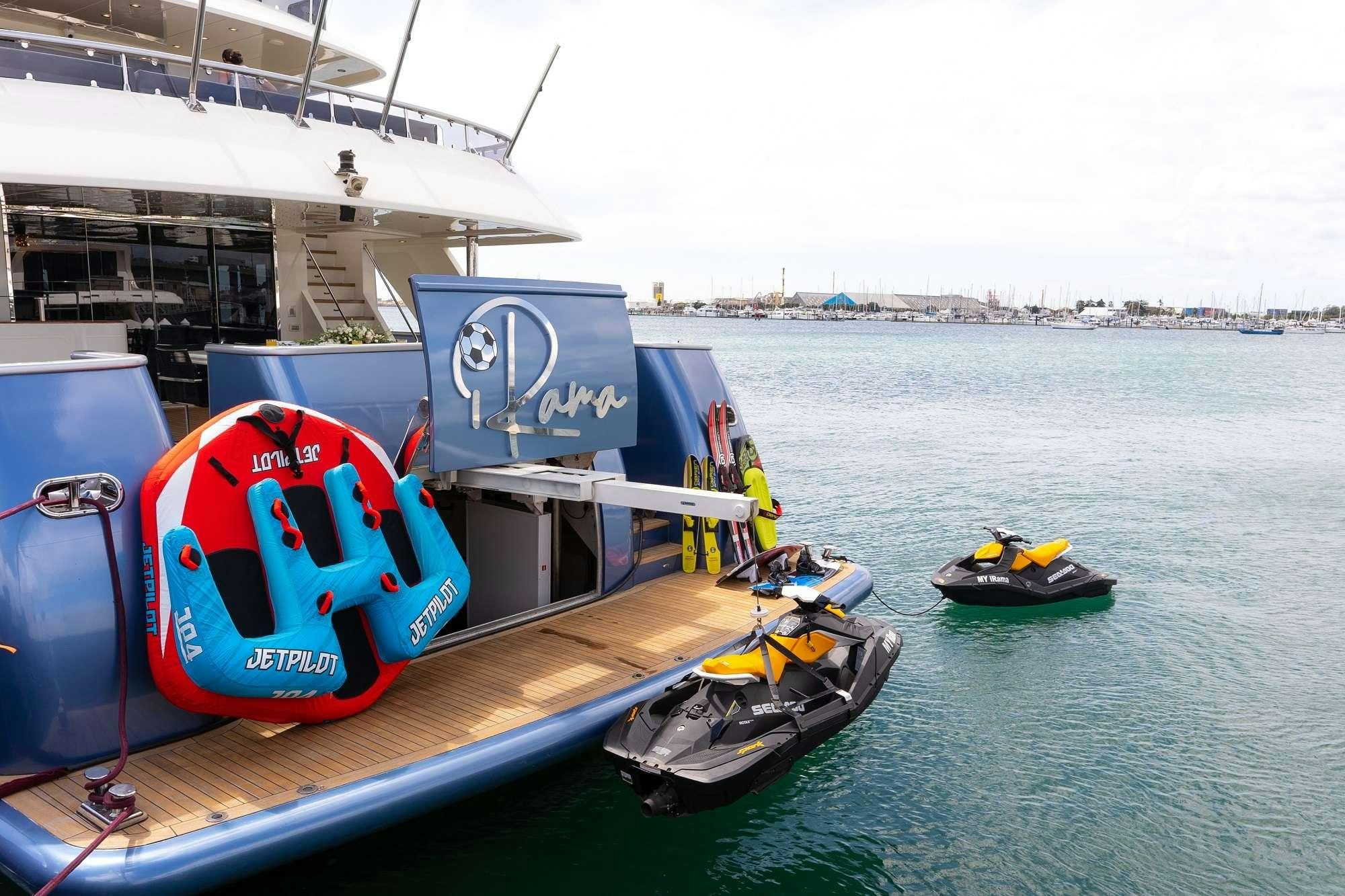 boats on the water aboard IRAMA Yacht for Charter