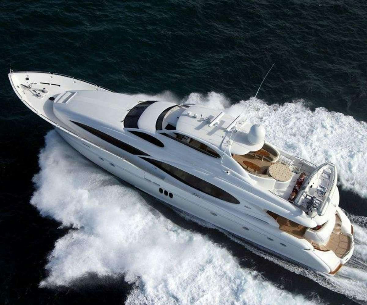 a boat on the water aboard Passion Yacht for Charter