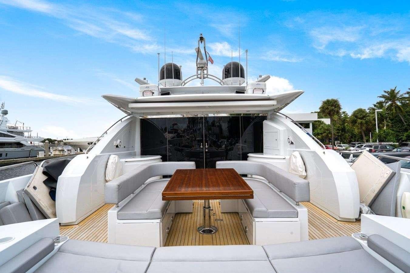 a boat on the water aboard sky fall Yacht for Charter