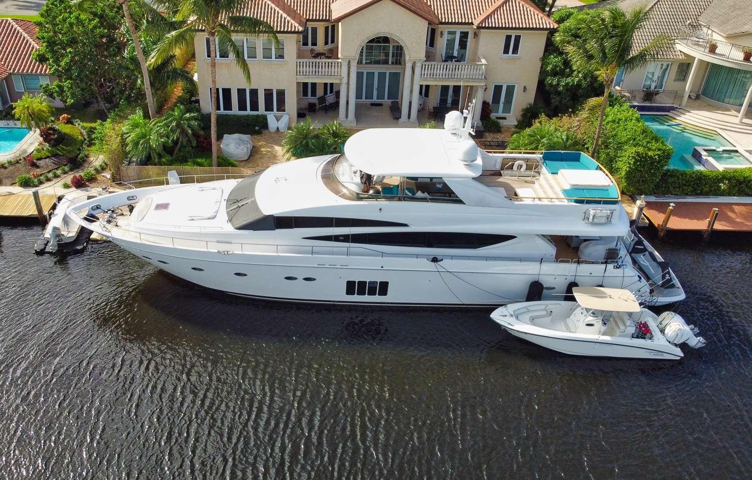 a boat on the water aboard 21 SEA SANDS Yacht for Charter
