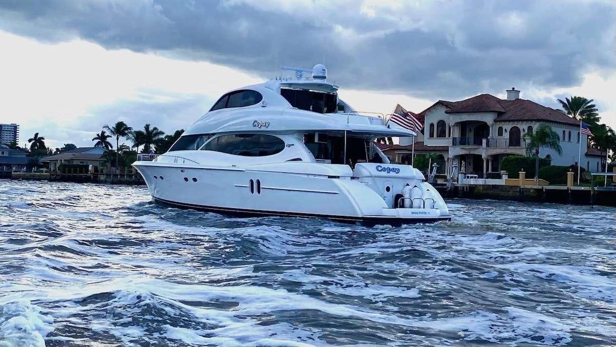 a boat in the water aboard COPAY Yacht for Charter