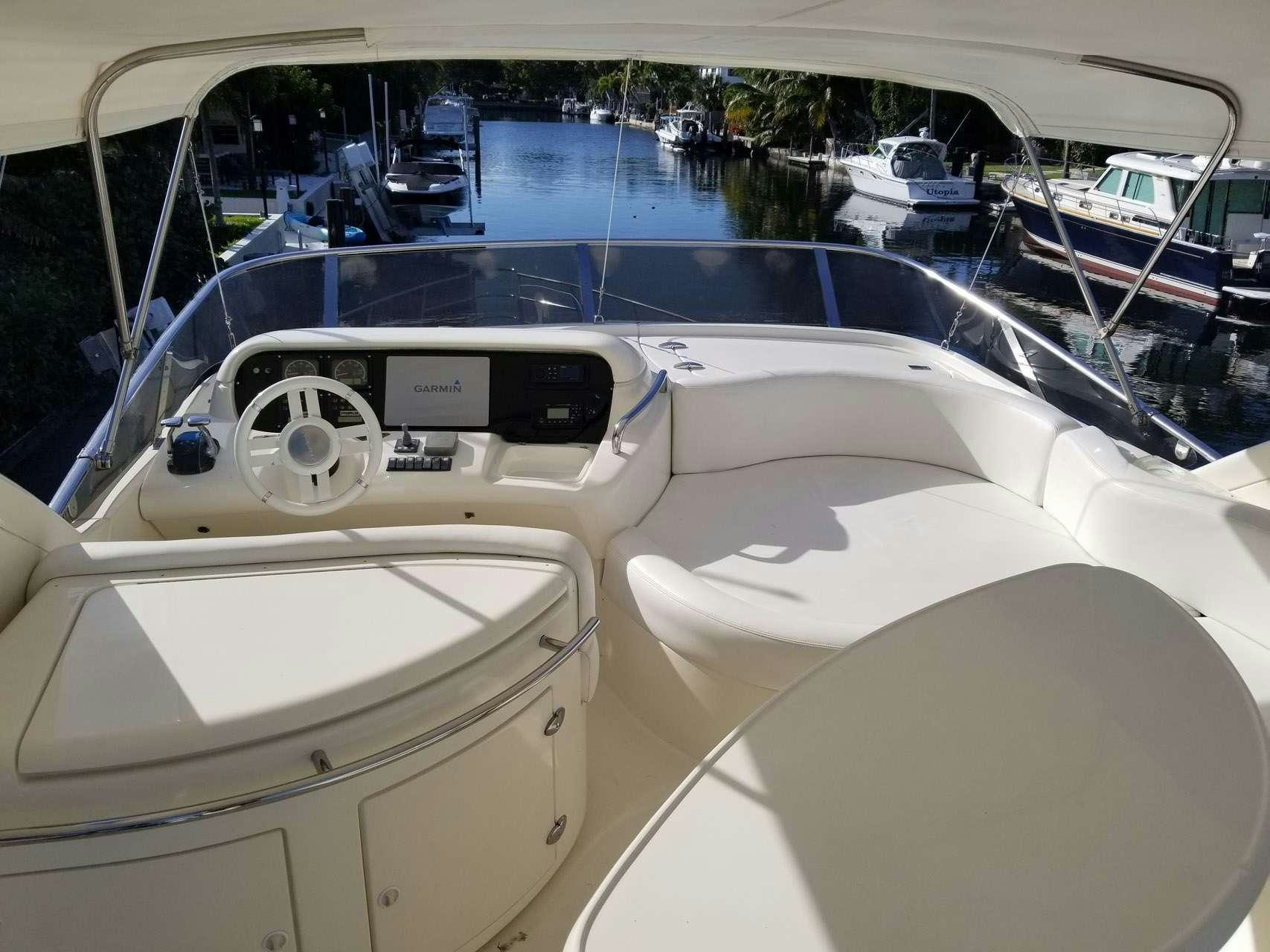 the inside of a boat aboard at last Yacht for Charter
