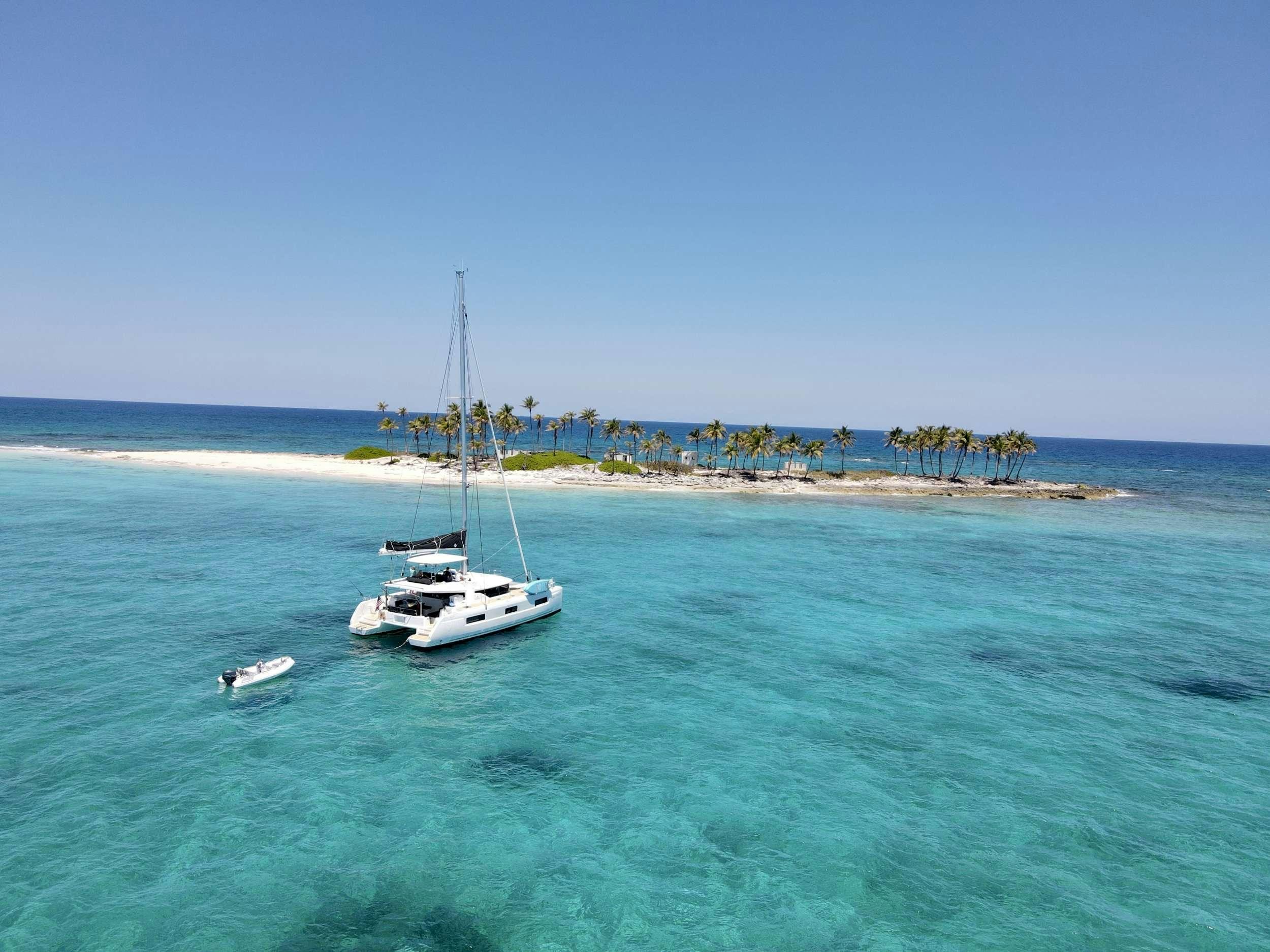a boat sailing in the sea aboard MARCH DRAGON Yacht for Charter