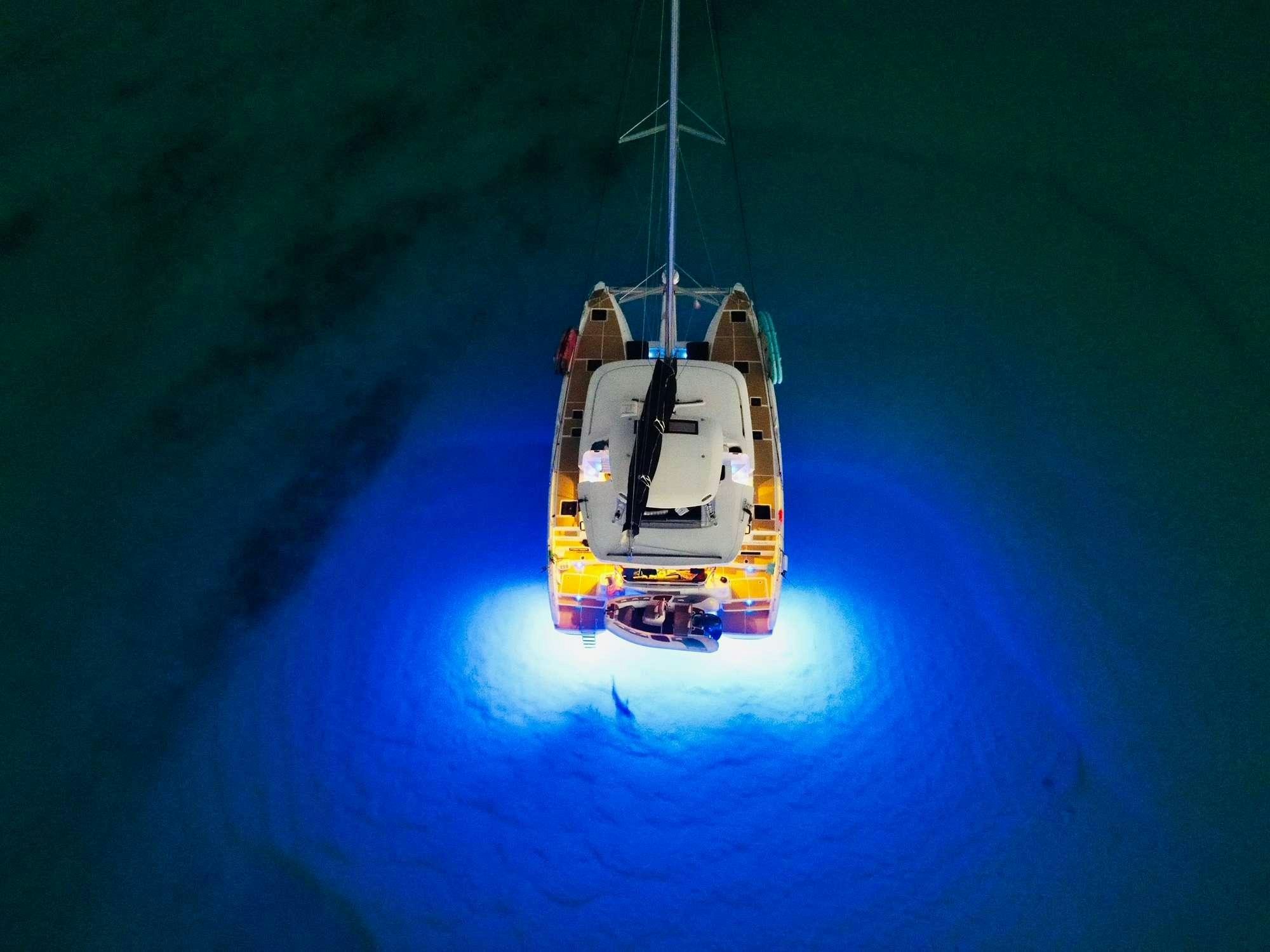 a ship in the water aboard MARCH DRAGON Yacht for Charter