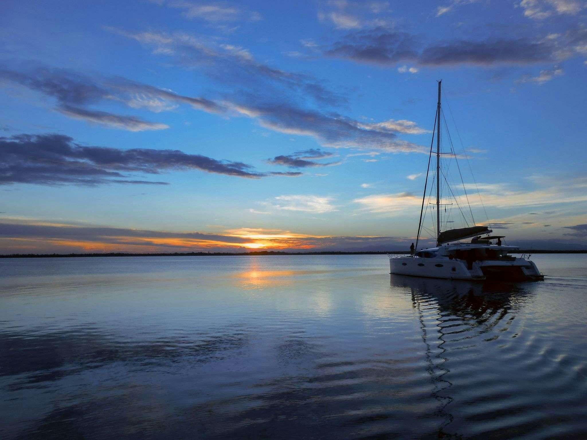 a boat on the water aboard Cruising TW52 Yacht for Charter