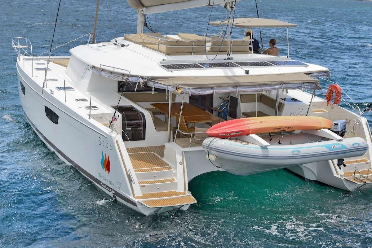 a boat on the water aboard Cruising TW52 Yacht for Charter