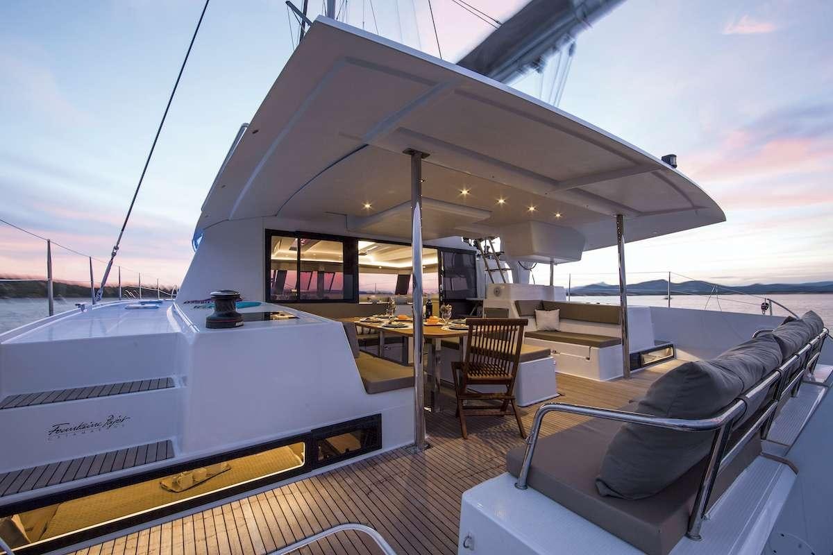 a boat on the water aboard Cruising TW52 Yacht for Charter