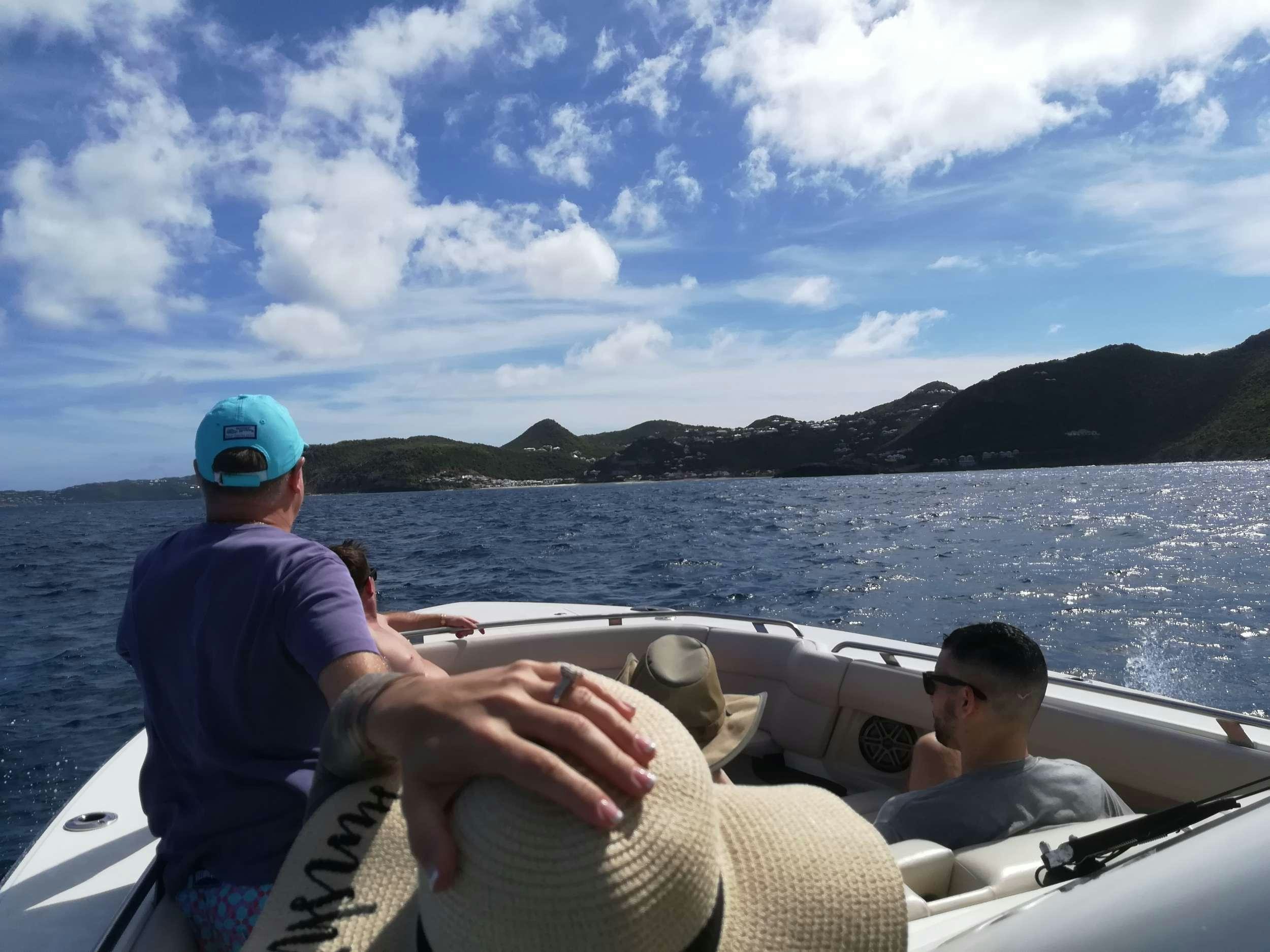 a group of people in a boat aboard ECLIPSE 114 Yacht for Charter
