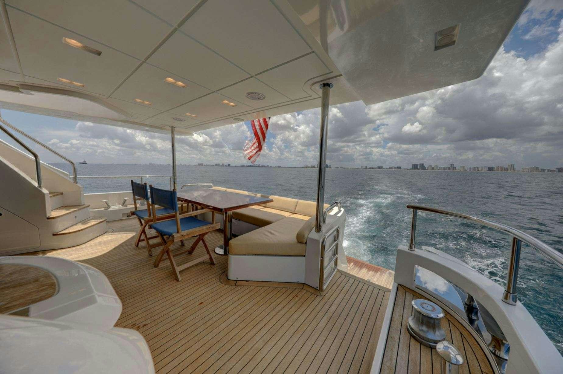 a boat on the water aboard VALERE Yacht for Charter