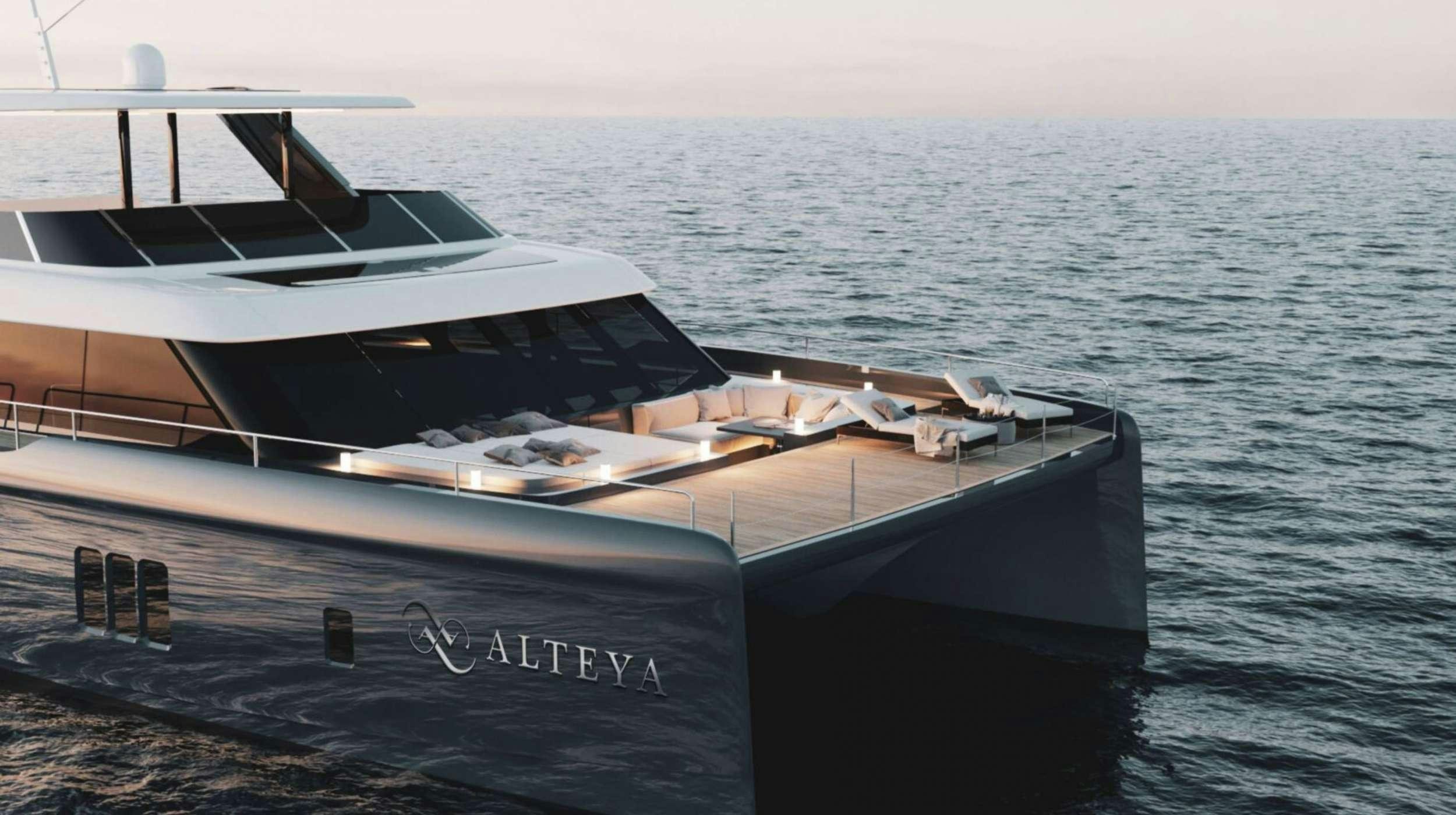 a boat on the water aboard ALTEYA (WINTER) Yacht for Charter
