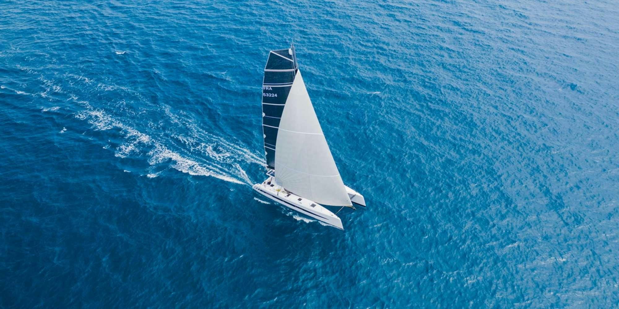 a boat in the water aboard GIVE ME FIVE Yacht for Charter