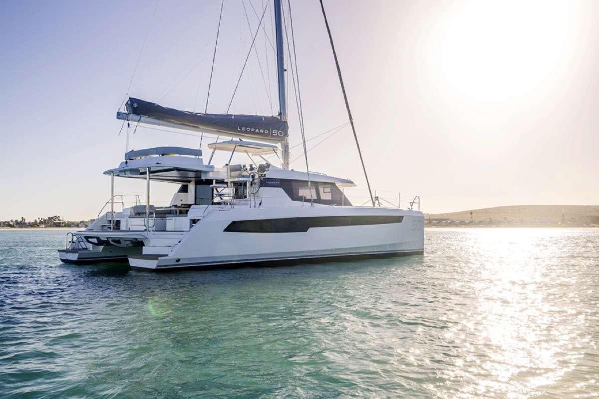 a boat on the water aboard Atumavu Yacht for Charter