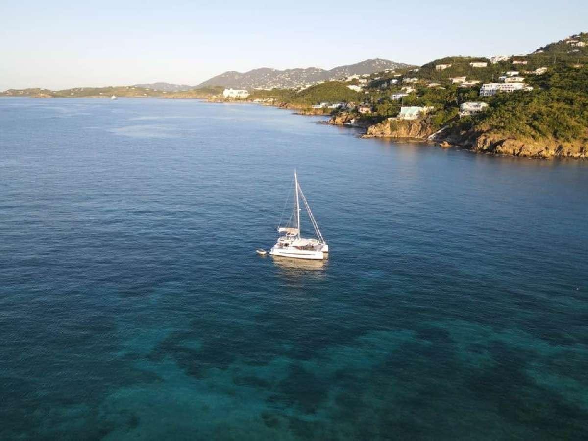 a boat sailing on the sea aboard Barbara Jane Yacht for Charter