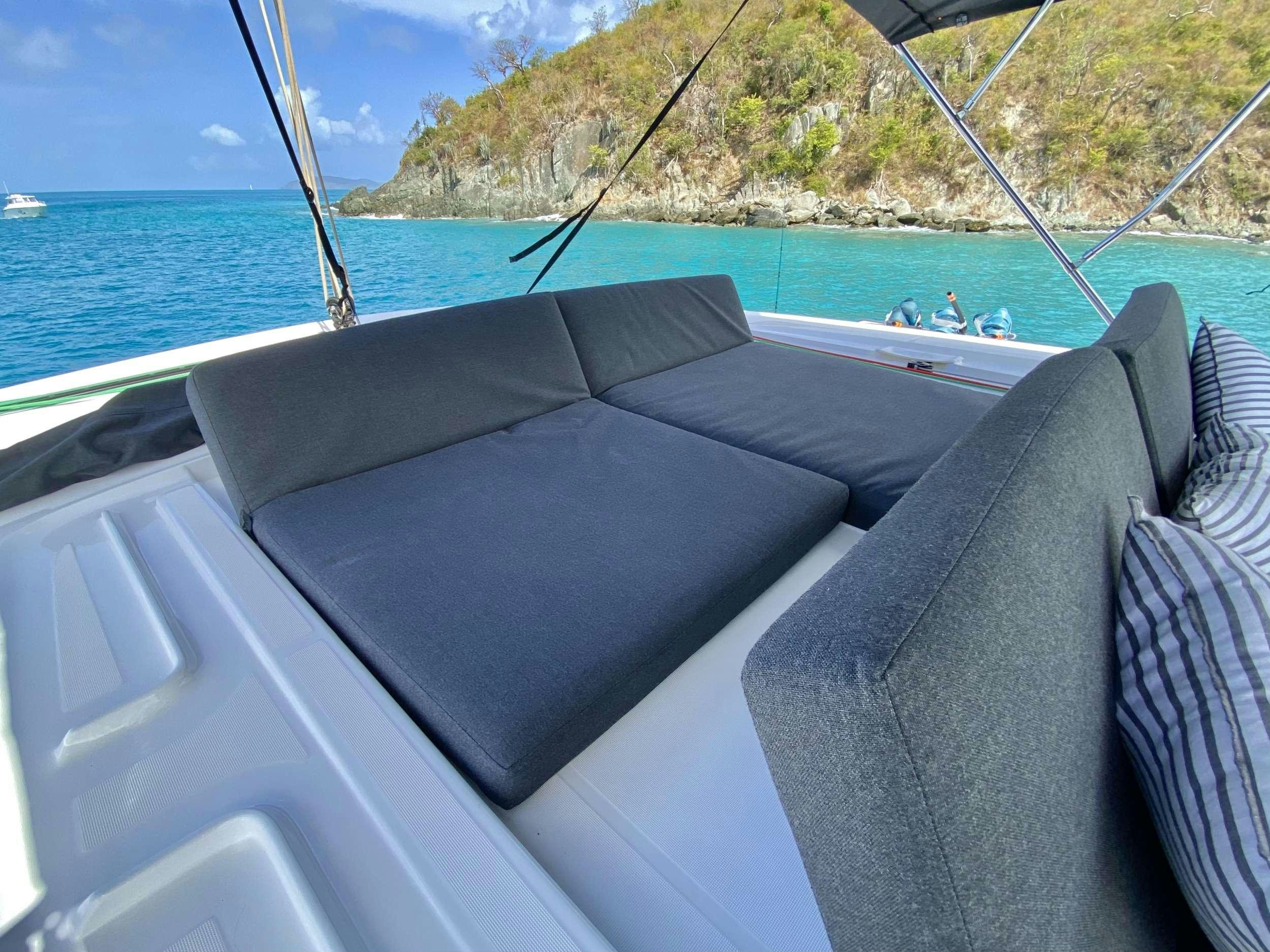 a boat on the water aboard EASIR II Yacht for Charter