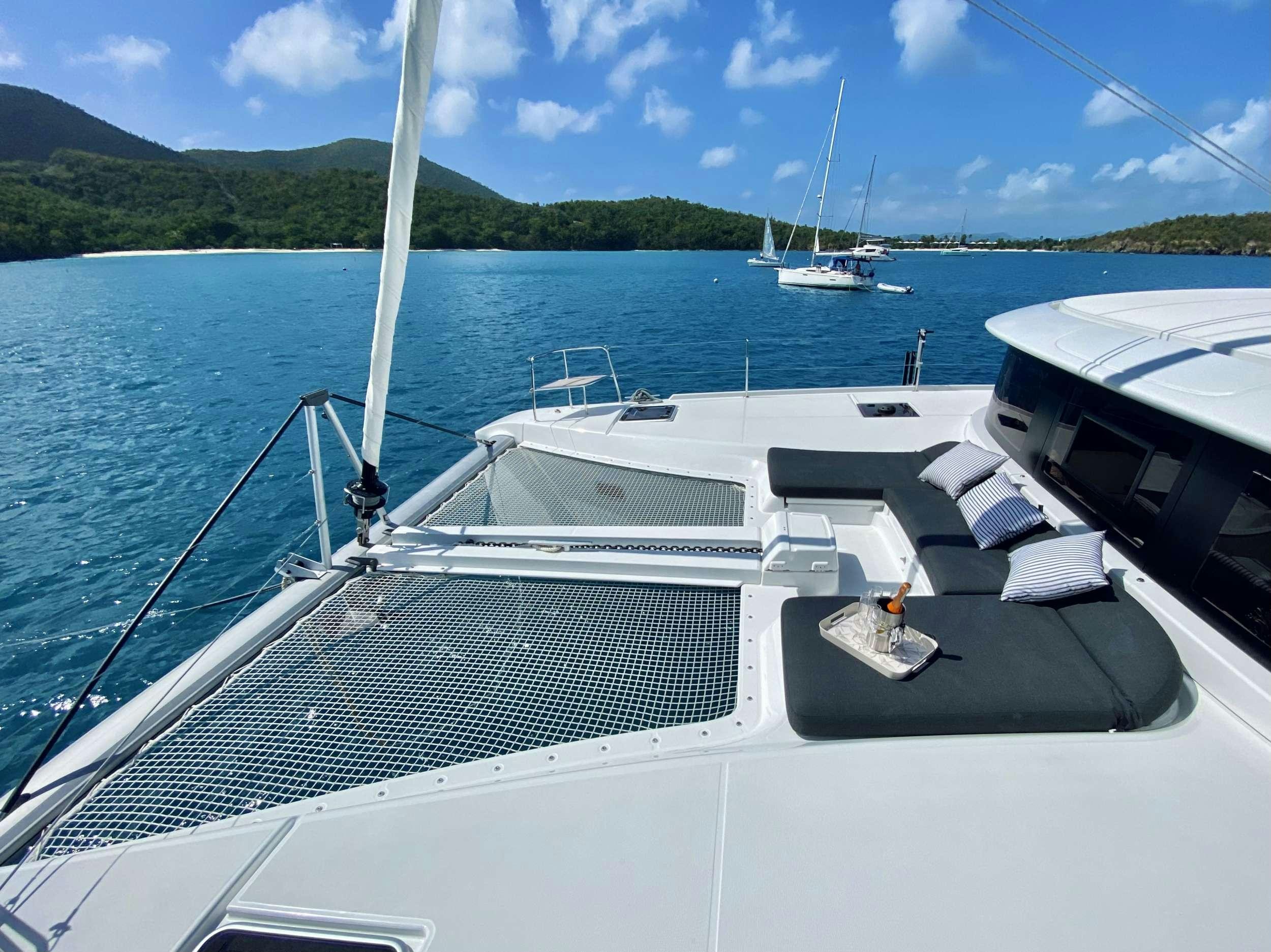 a boat on the water aboard EASIR II Yacht for Charter
