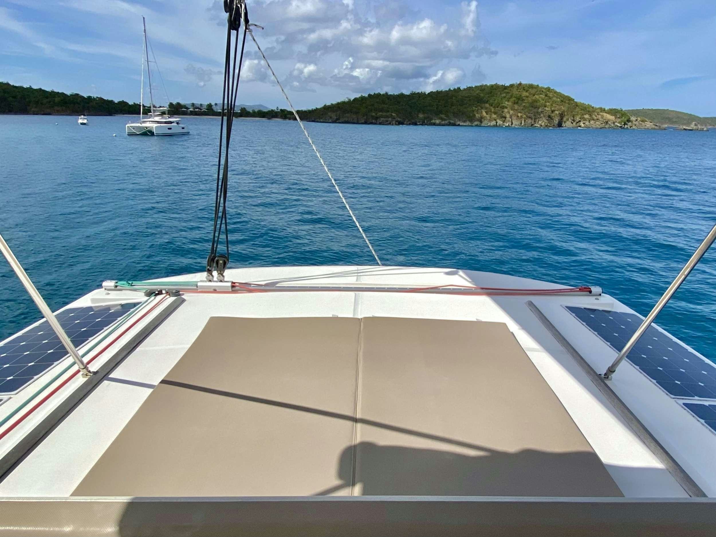 a boat on the water aboard FREESTYLE Yacht for Charter