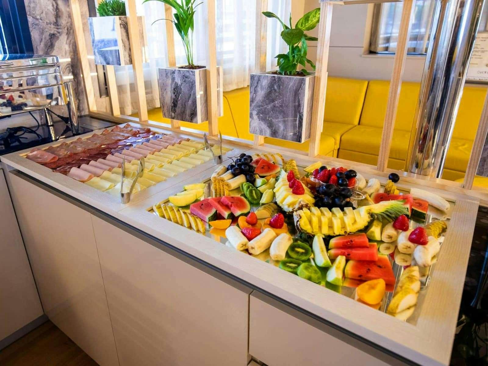a display of food aboard FREEDOM Yacht for Charter