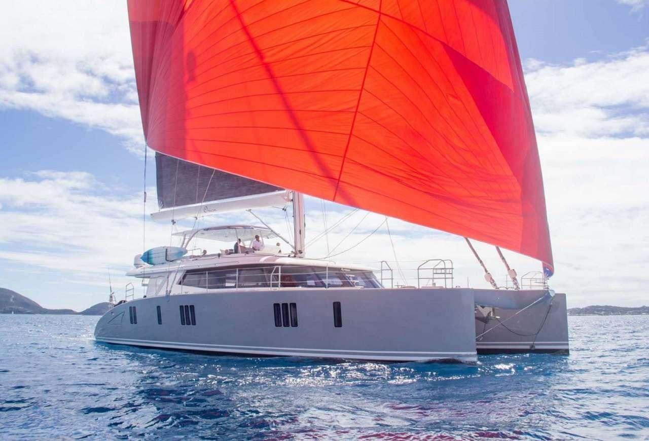 a boat on the water aboard ORION Yacht for Charter