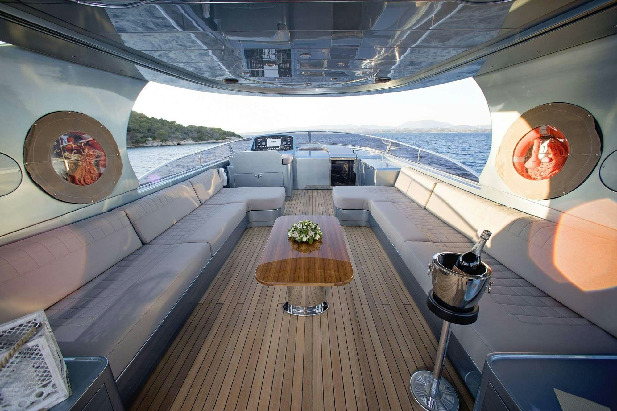 inside of a boat aboard PRINCESS L Yacht for Charter