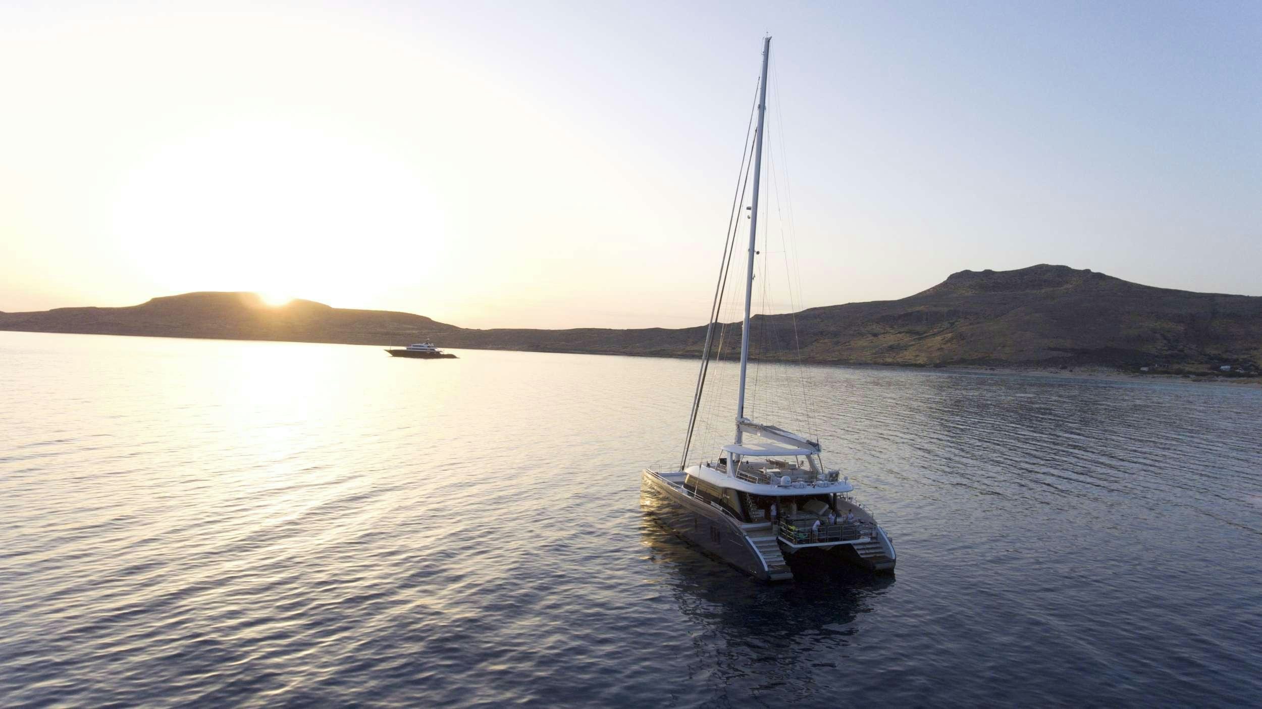 a boat on the water aboard GENNY Yacht for Charter