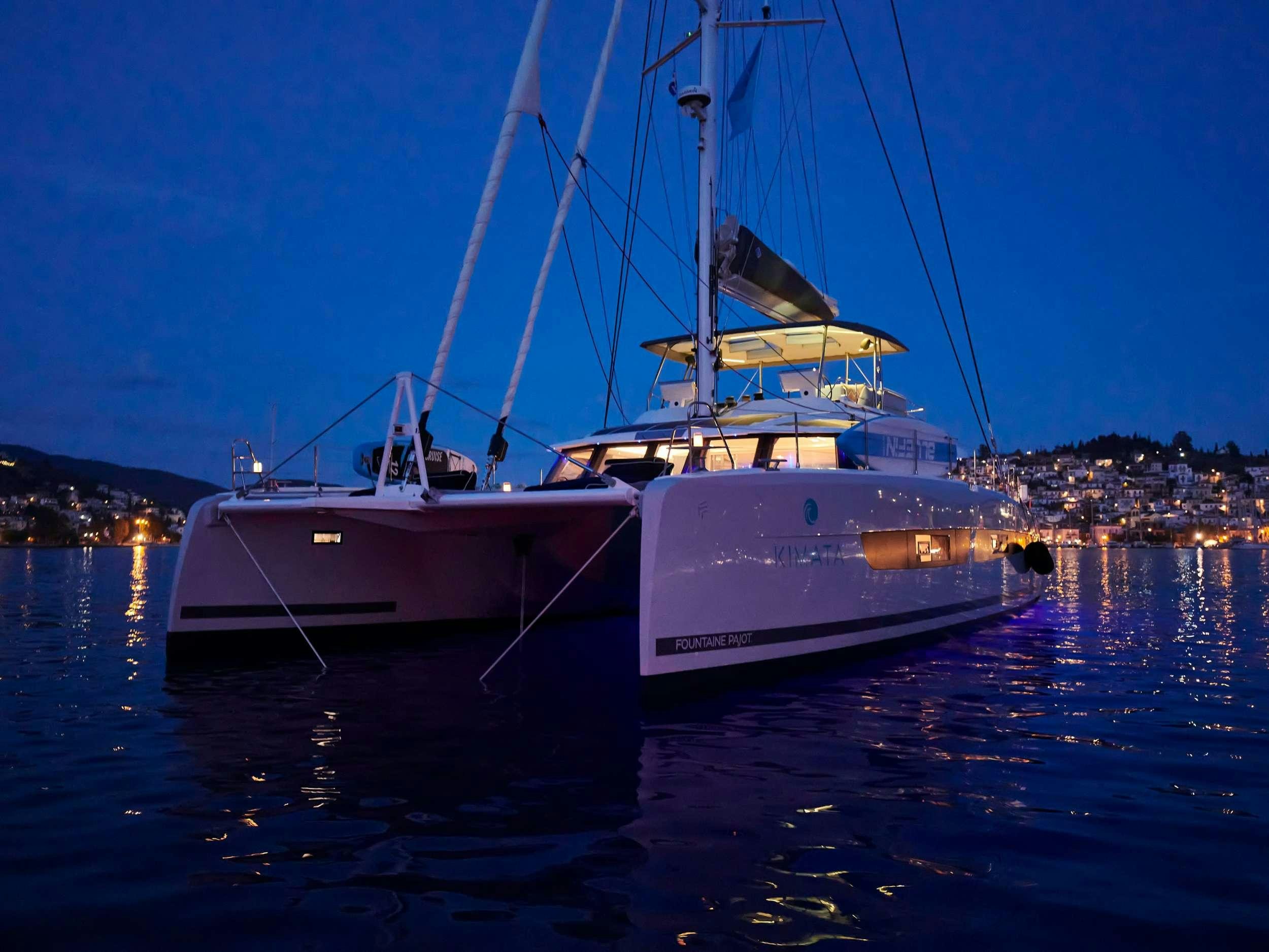 a couple of boats on the water aboard KIMATA Yacht for Charter