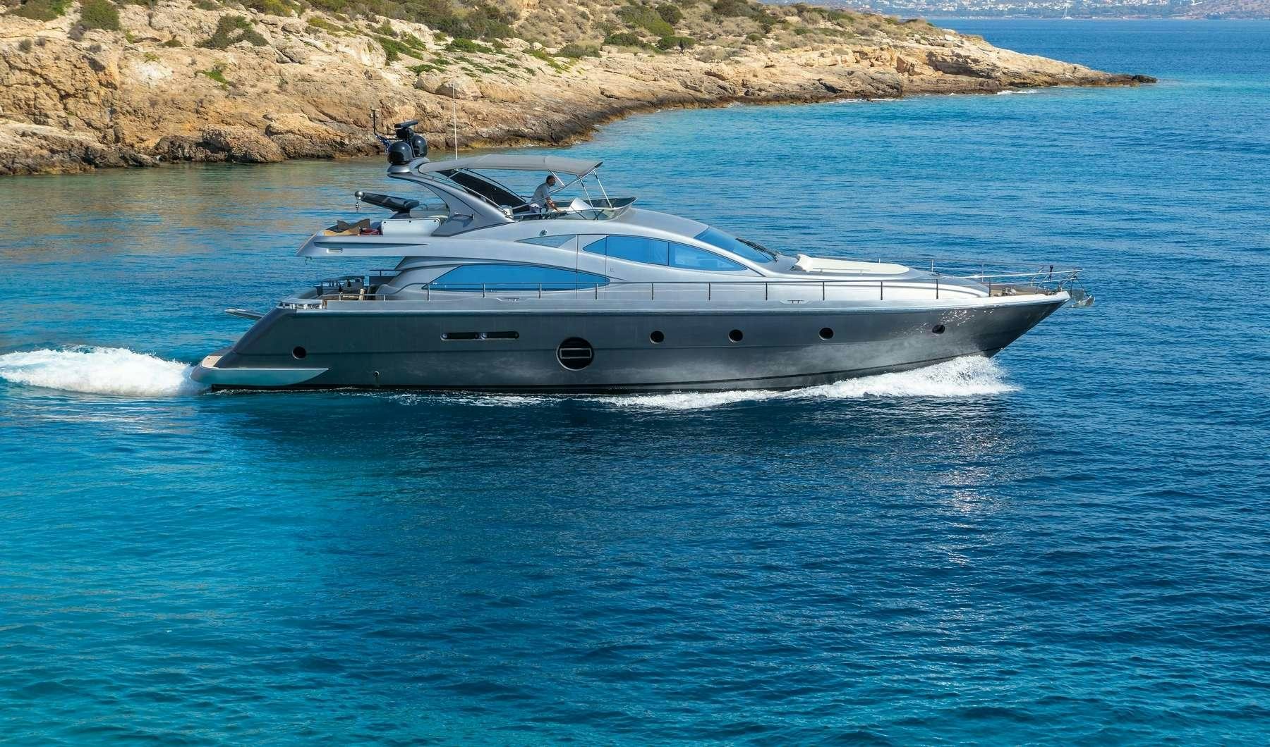 a boat on the water aboard REVIVAL Yacht for Charter