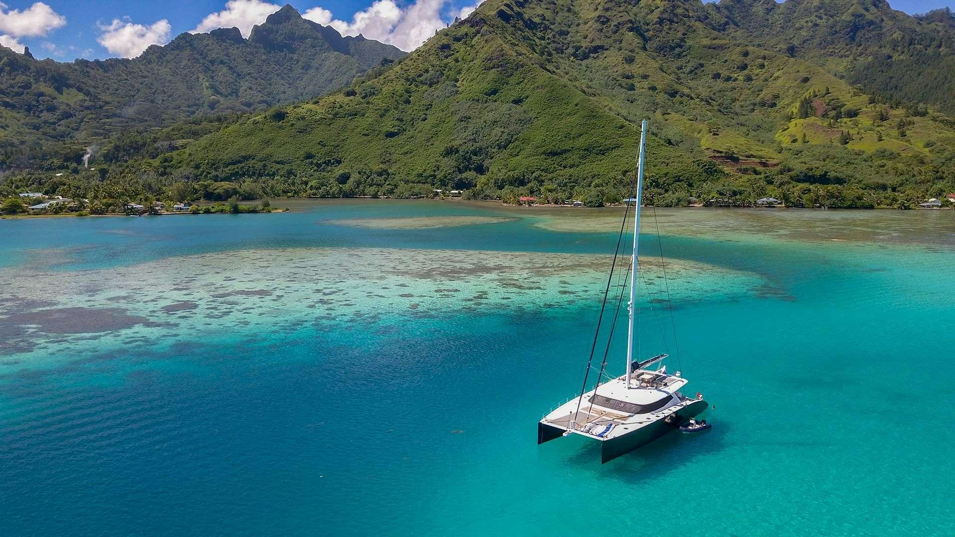 a sailboat on the water aboard LEVANTE Yacht for Charter