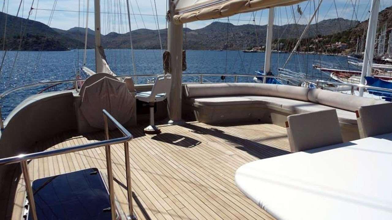 a boat on the water aboard M/S E.ARDA DENIZ Yacht for Charter
