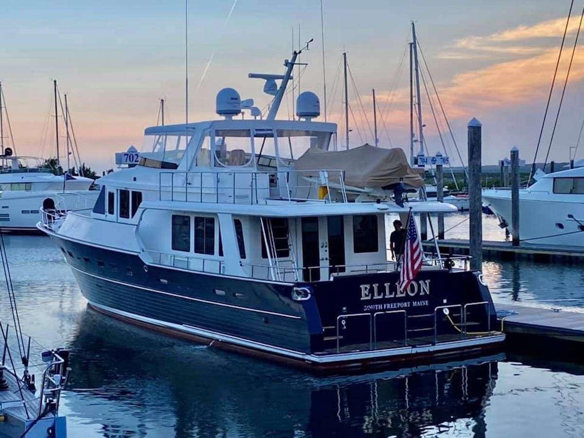 a boat in the water aboard ELLEON Yacht for Charter