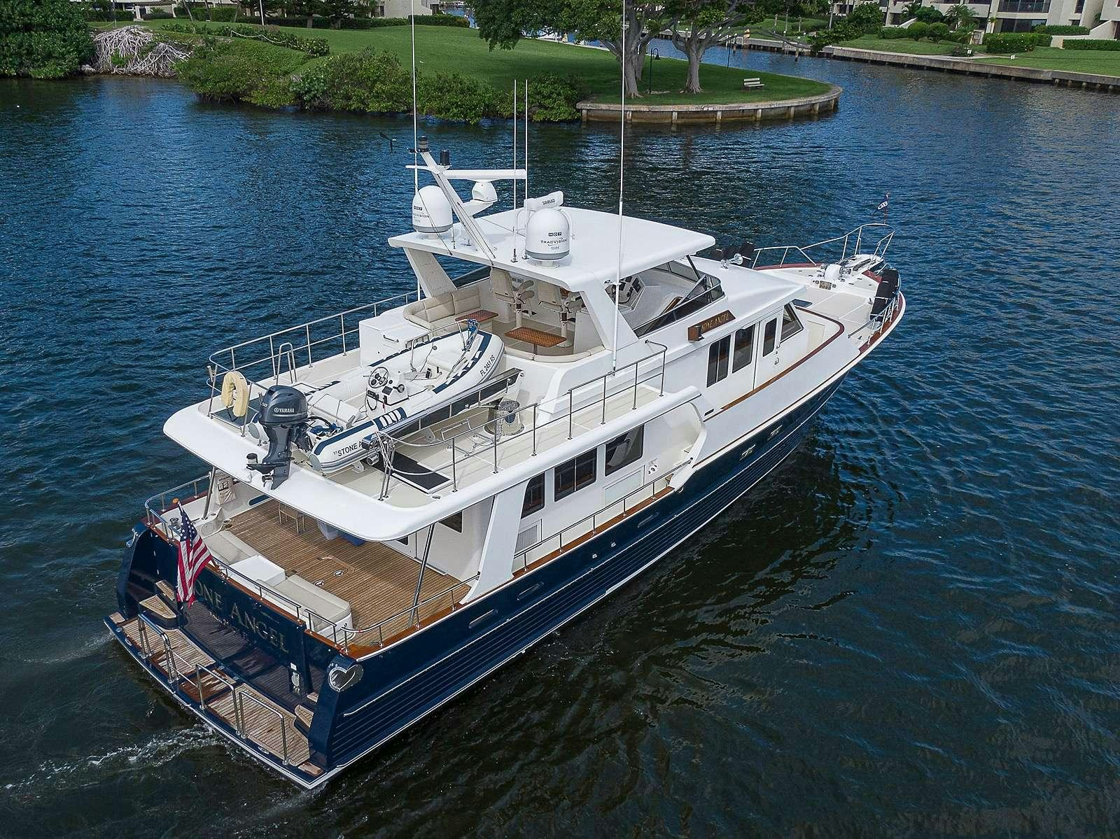 a boat on the water aboard ELLEON Yacht for Charter