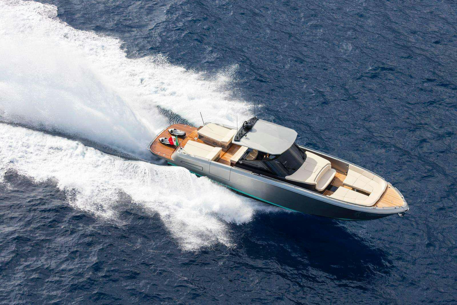 a boat on the water aboard JANINA Yacht for Charter